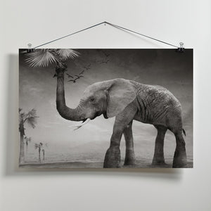 Art Prints of The story of elephants