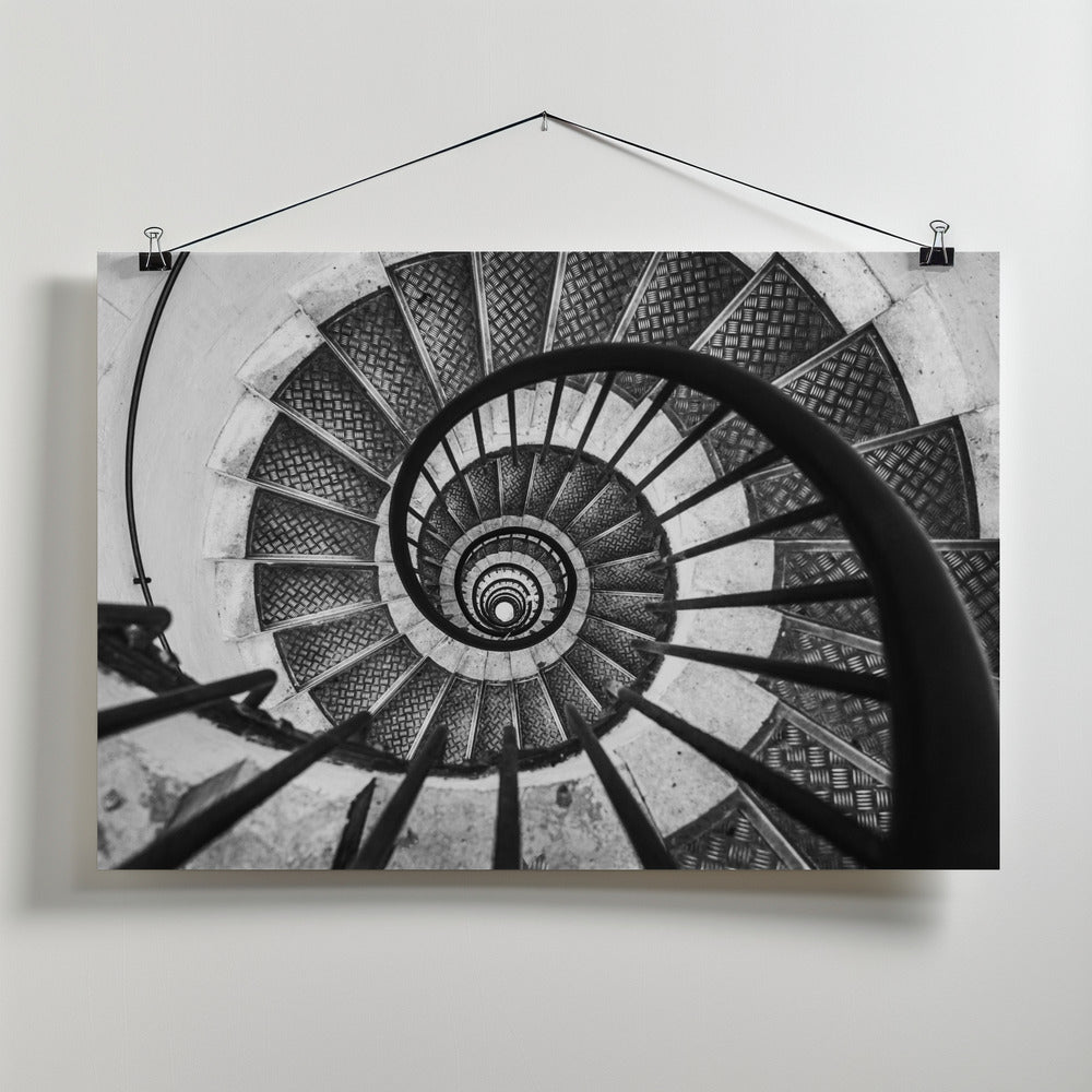 Art Prints of Inside the Arc de triomphe de l'Étoile