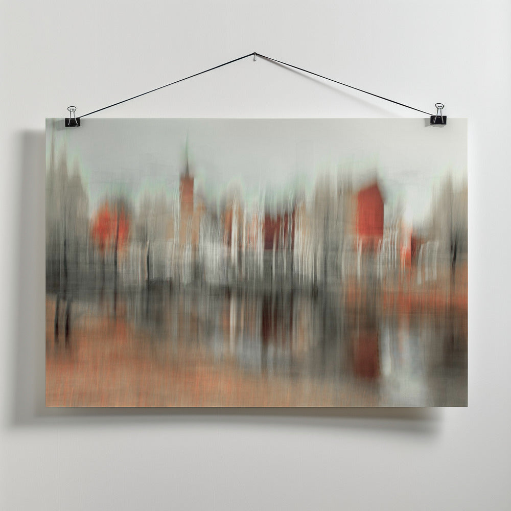 Art Prints of Red tower city