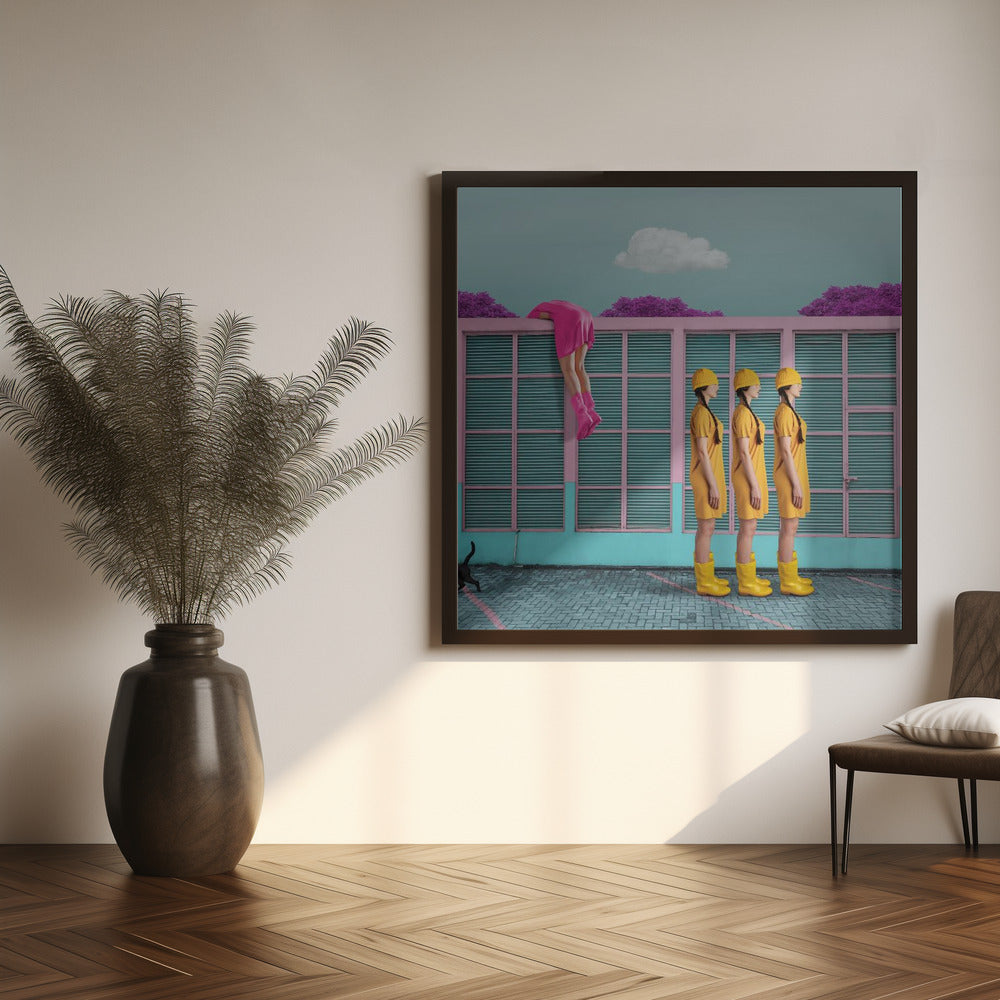 Art Prints of Hiding Away From Myself