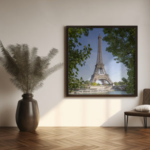 Art Prints of PARIS Eiffel Tower & River Seine