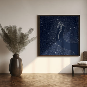 Art Prints of Leopard Shark In Cosmos