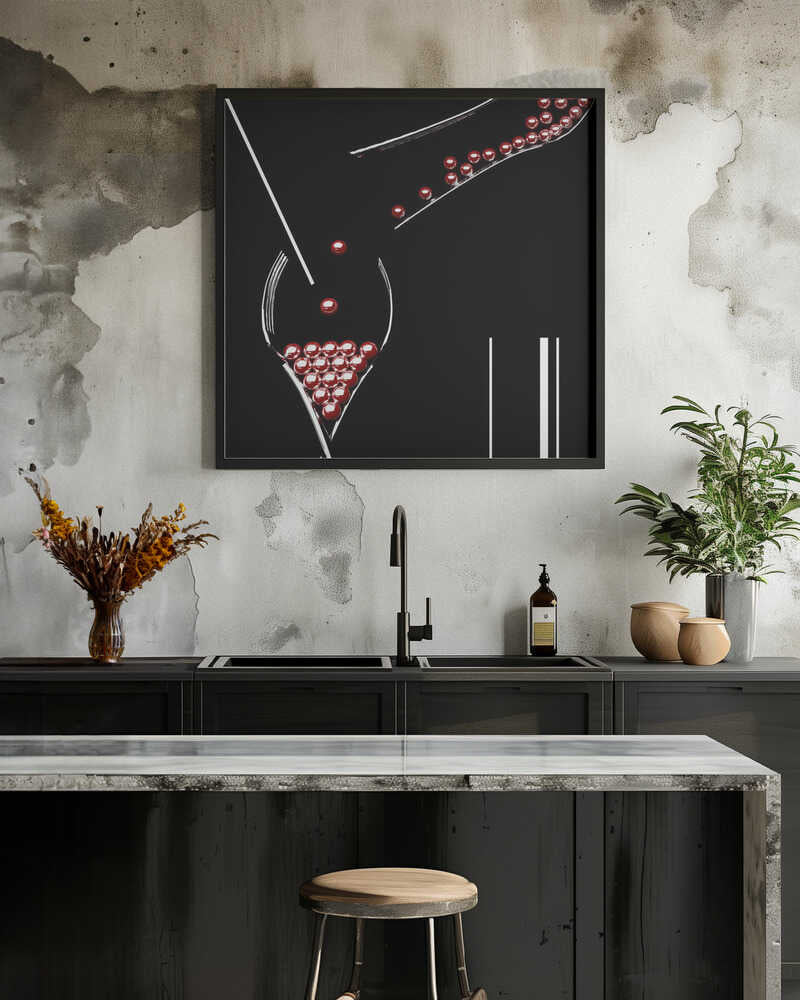 Straw ..Fork..and Marble