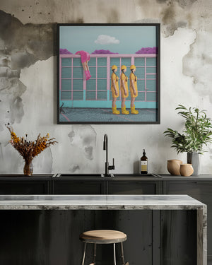 Art Prints of Hiding Away From Myself