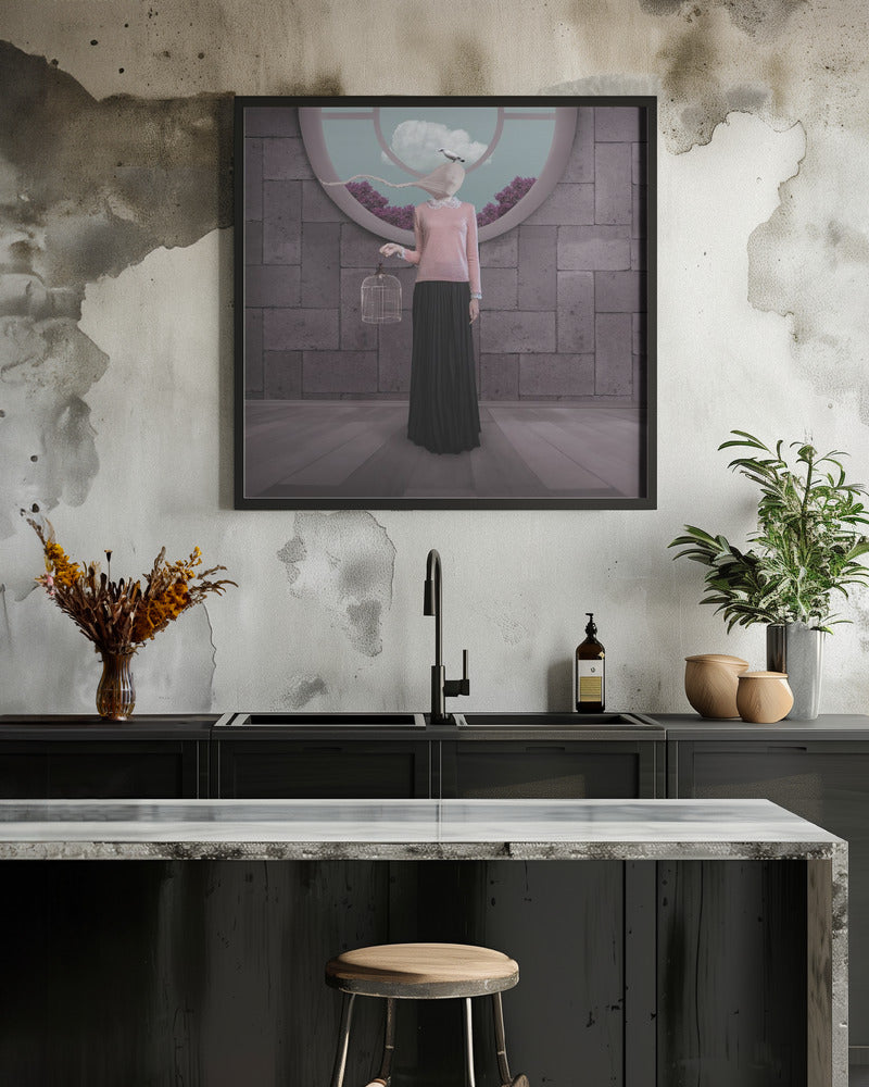 Art Prints of The Bird Flew And Lady Miss Her Already