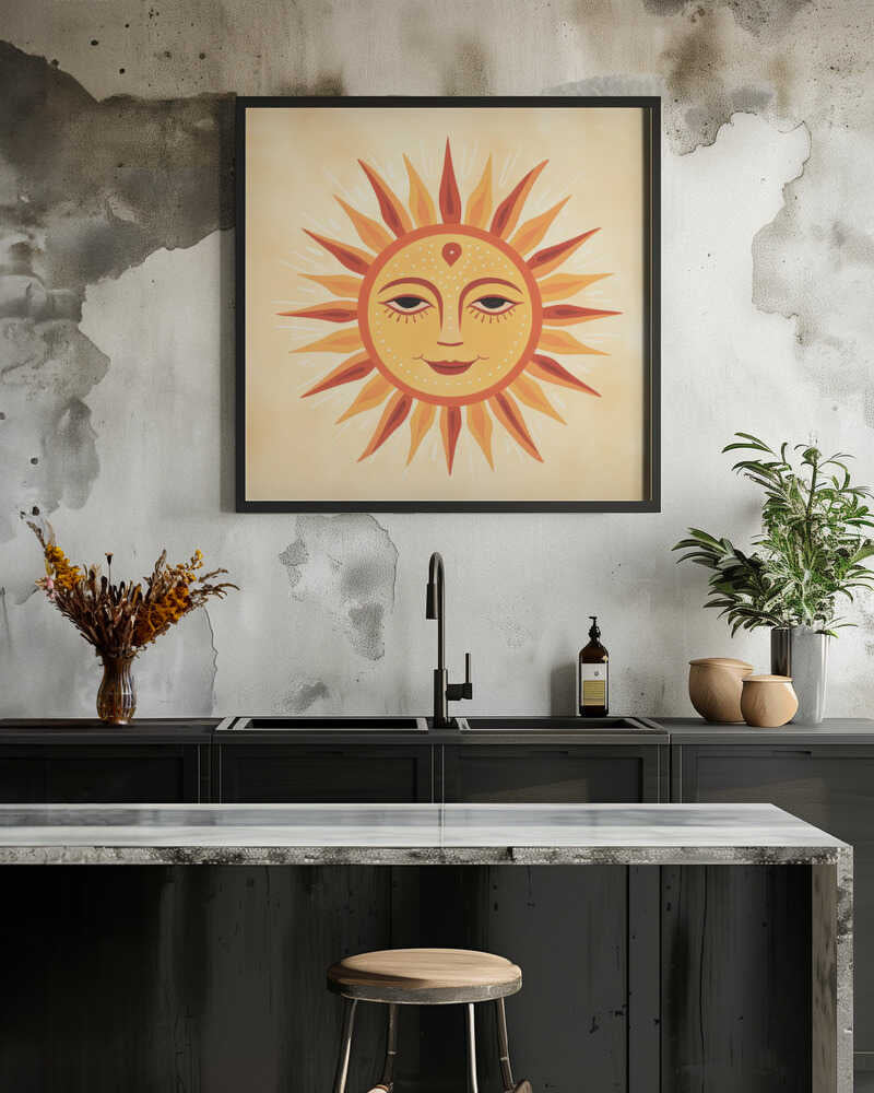 Whimsical Sun Face 2
