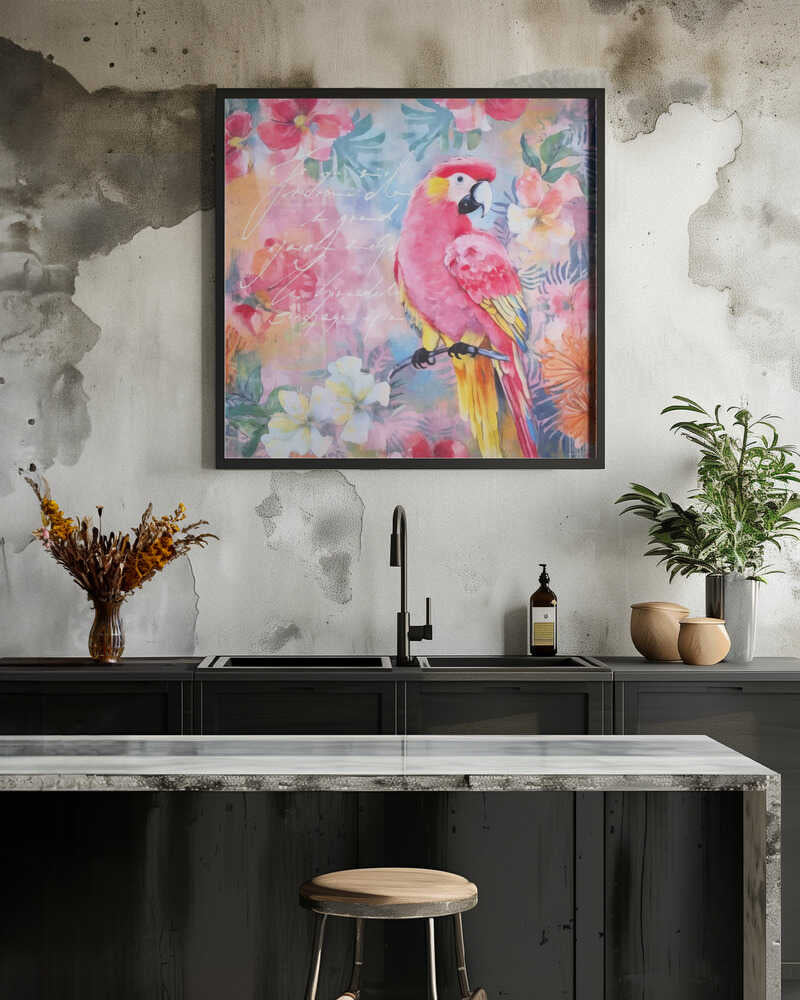 Parrots Pink Paradise