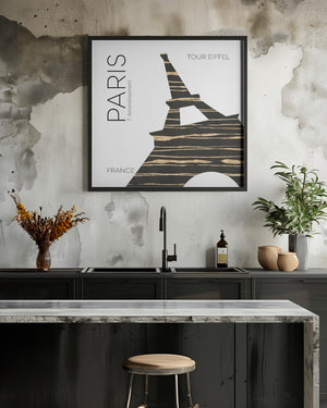 Art Prints of Urban Art PARIS Eiffel Tower