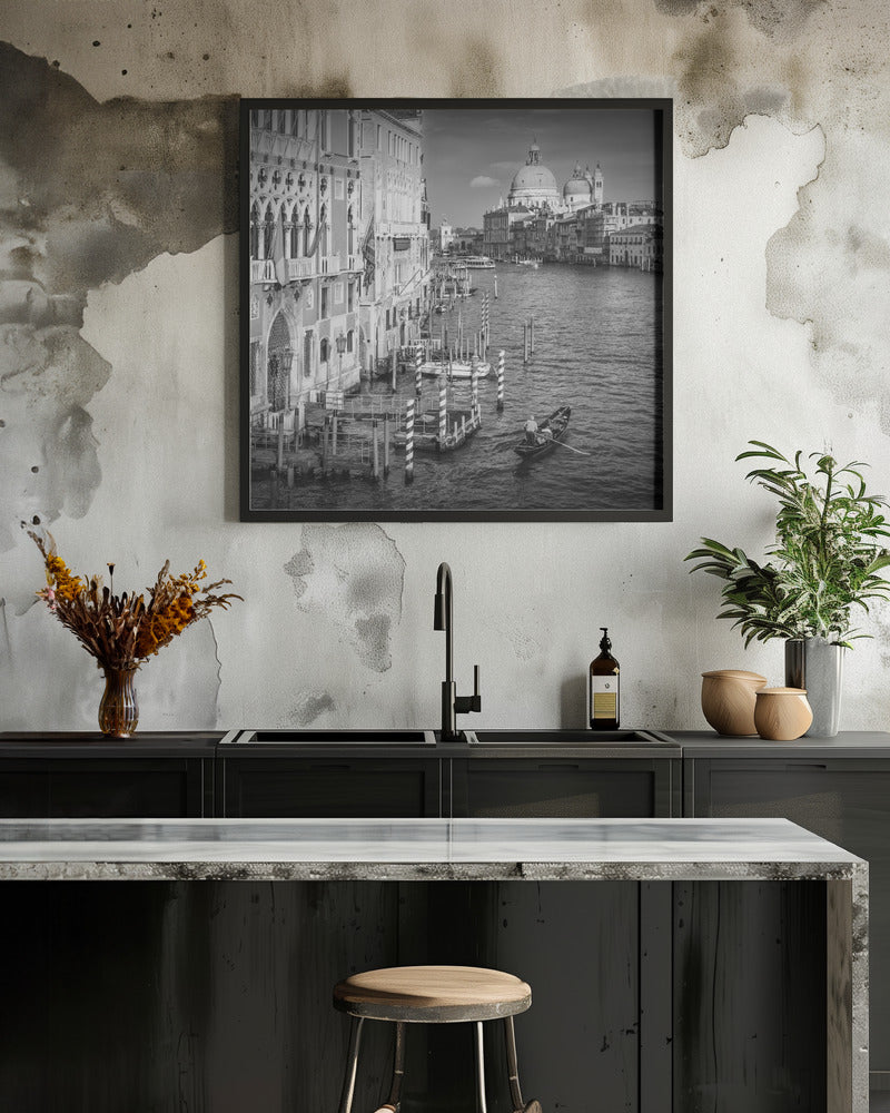 VENICE Canal Grande & Santa Maria della Salute - monochrome