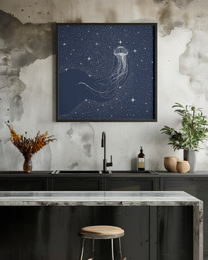 Art Prints of Starry Jellyfish