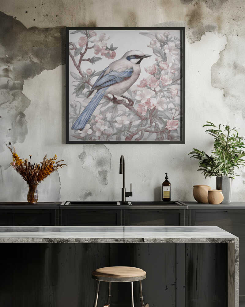Chinoiserie Bird Spring Vibes 001
