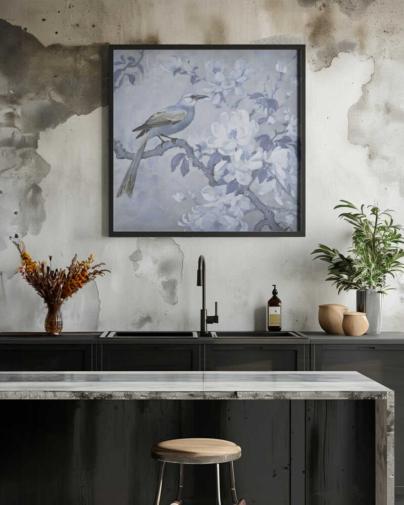 Spring Bird Romance Blue