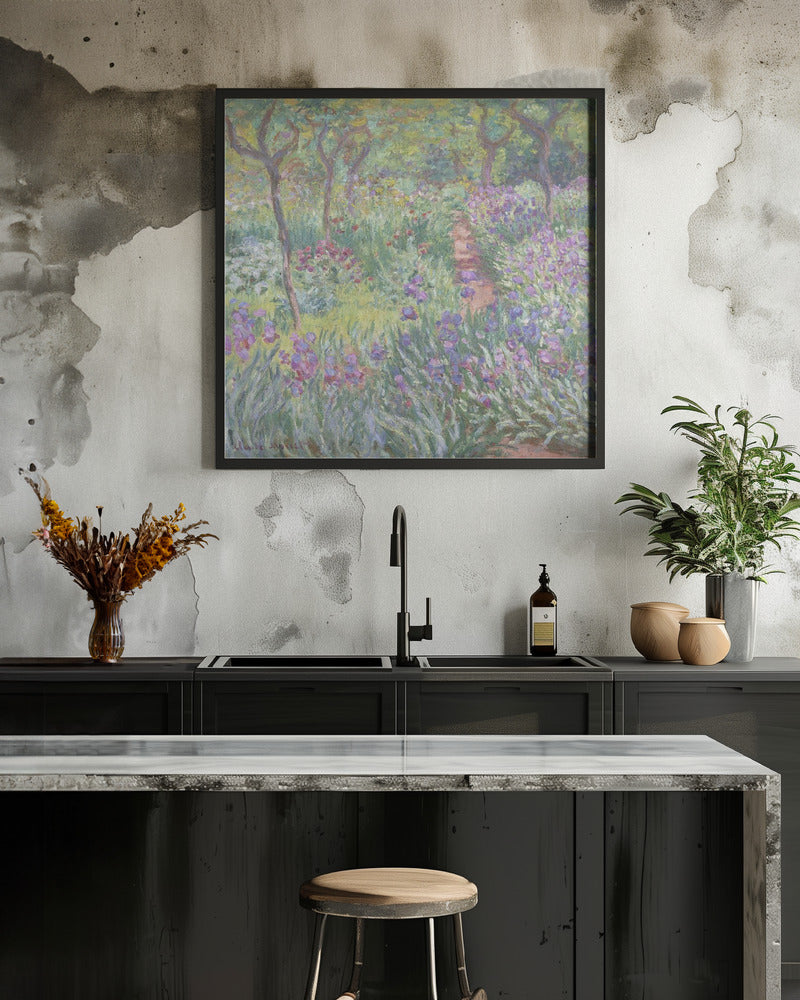 The Artist’s Garden In Giverny (1900) By Claude Monet