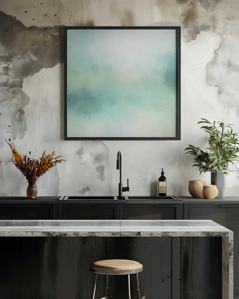 Blend Of Pastel Blues And Greens