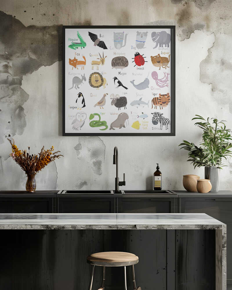 Dal 290b Alphabet White 52x62