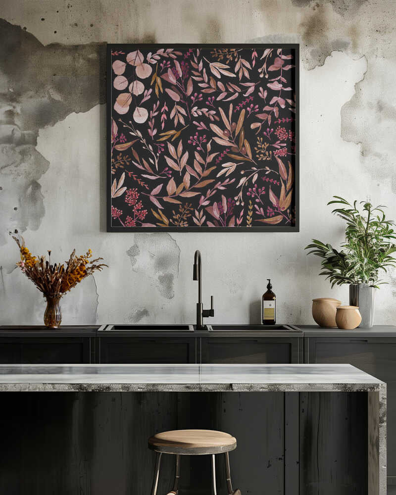 Eucalyptus Leaves Pattern Autumn