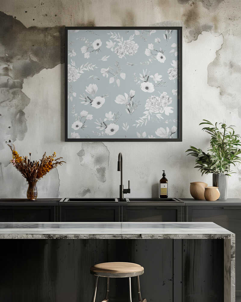 Floral Bouquets Pattern Sage Green