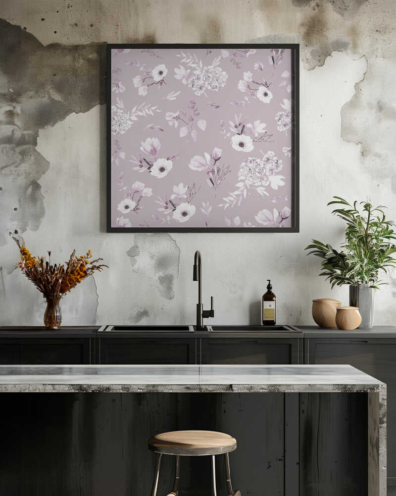 Floral Bouquets Pattern Pastel Colors