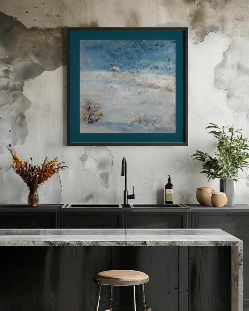 Winter Scene: Christmas Tree Vintage Style 2