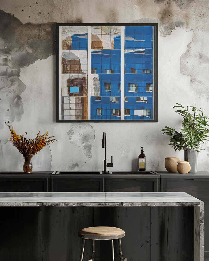 Reflections in glass - Bilbao, Spain