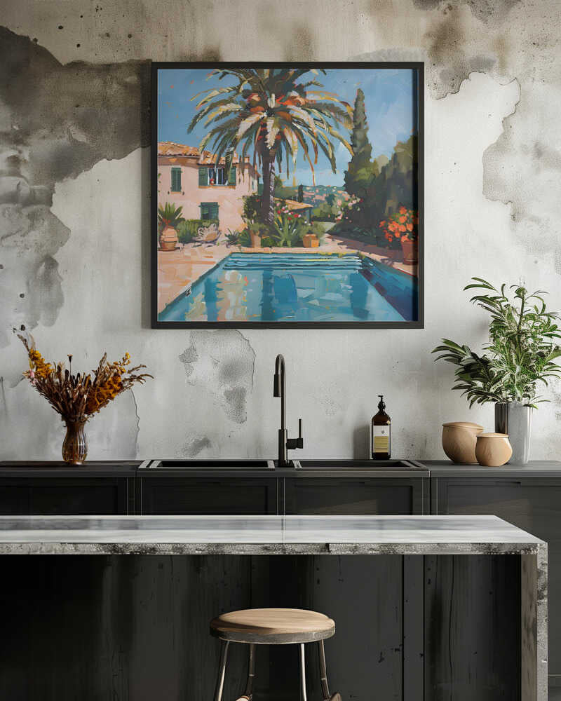 Pool With Palm Trees