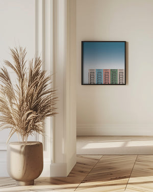 Art Prints of Colored buildings