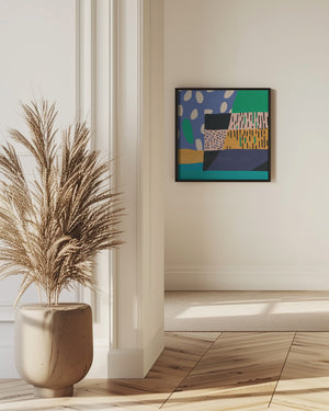 Art Prints of Italian Collage pattern