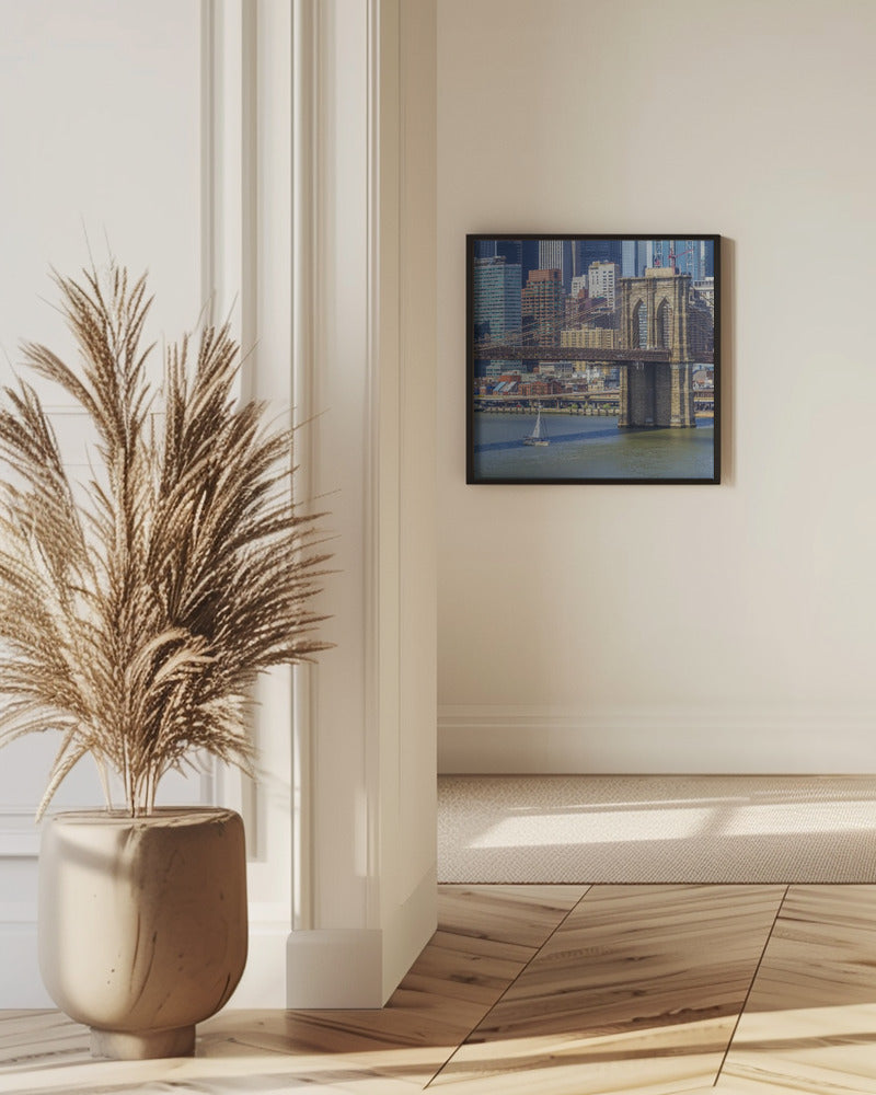 Art Prints of NEW YORK CITY Brooklyn Bridge & Manhattan Skyline