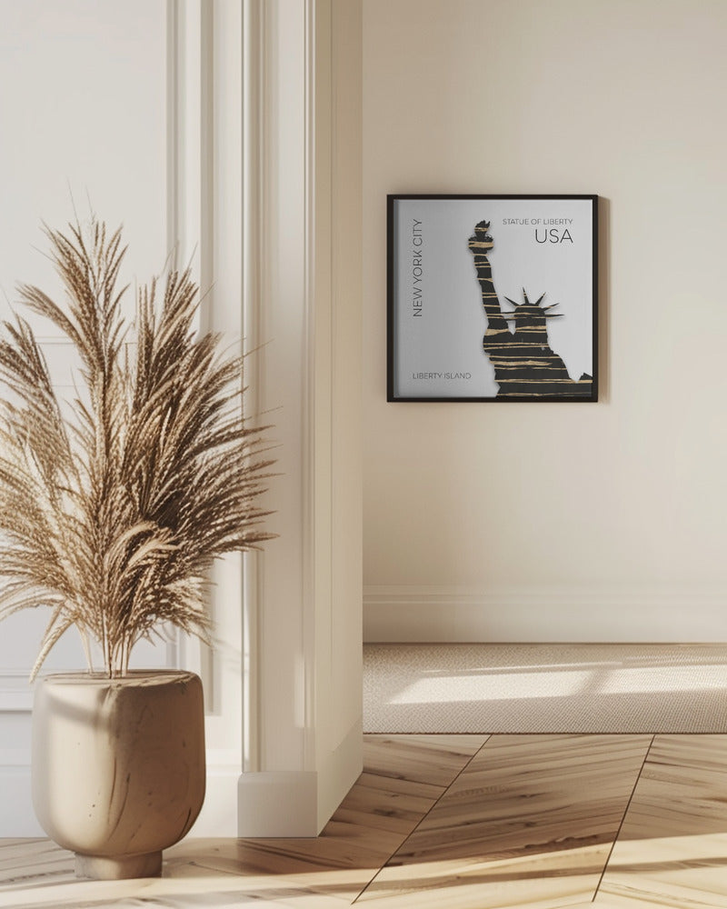Art Prints of Urban Art NYC Statue of Liberty
