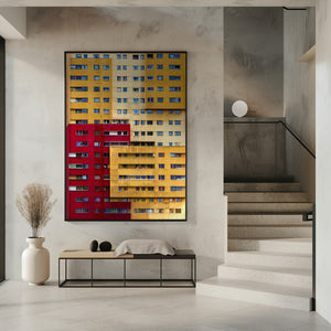 Art Prints of A building full of life