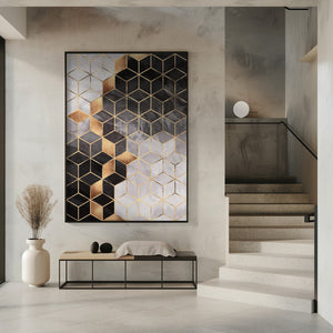 Art Prints of Smoky Cubes