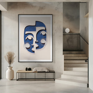 Art Prints of The Mask (Blue)