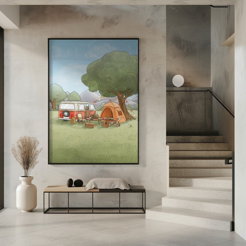 Art Prints of Camping Trip