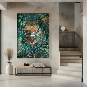 Canvas Art Print R&B Tiger in the jungle