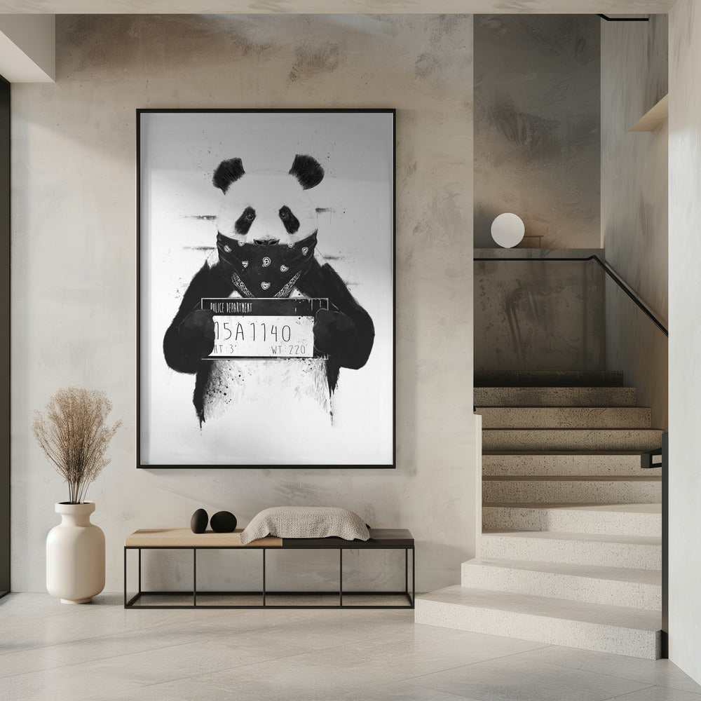 Canvas Art Print Bad panda