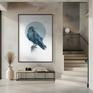 Canvas Art Print Blue crow