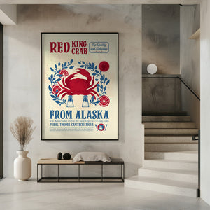 Art Prints of Crab kitchen print