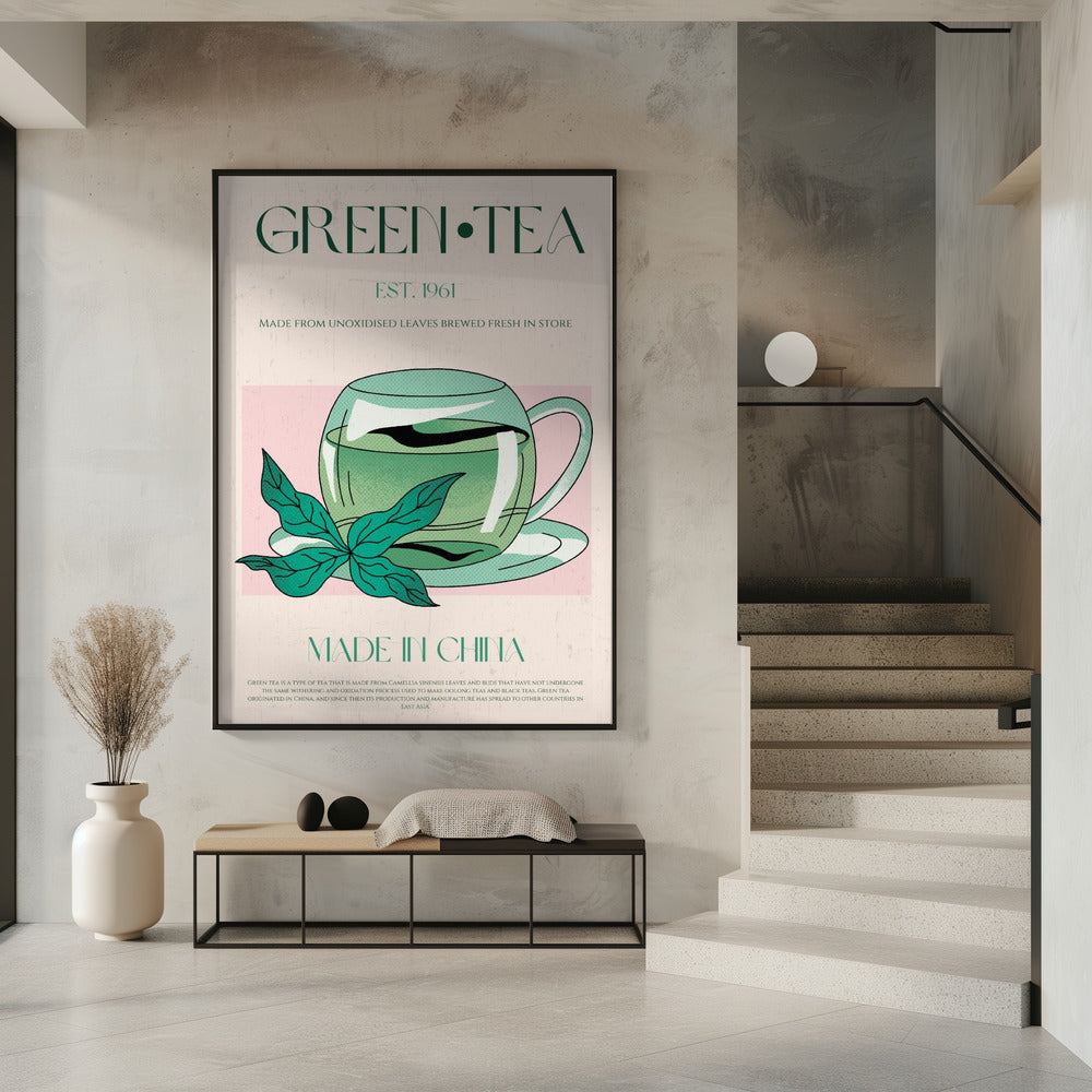 Art Prints of Green Tea No1