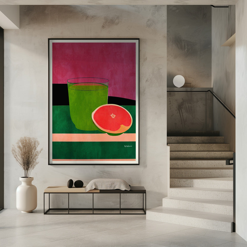 Art Prints of Pink, Little Grapefruit