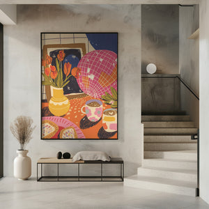 Art Prints of Disco tea II