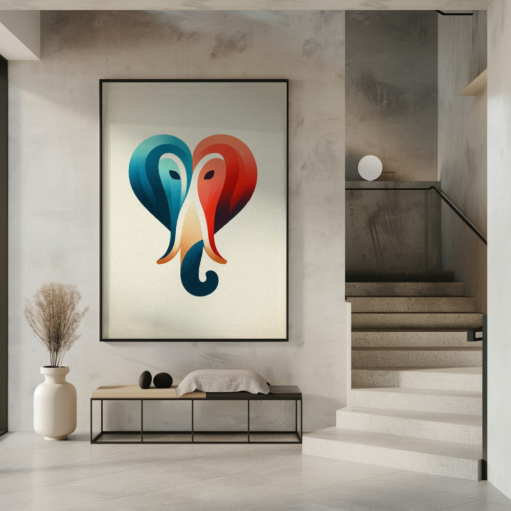 Art Prints of Elephant heart