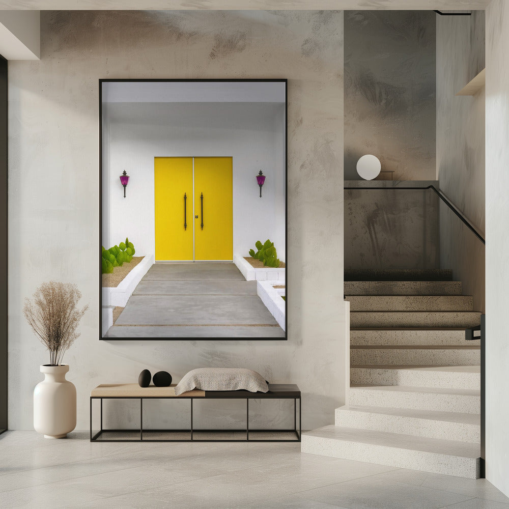 Art Prints of Yellow Doors in Palm Springs