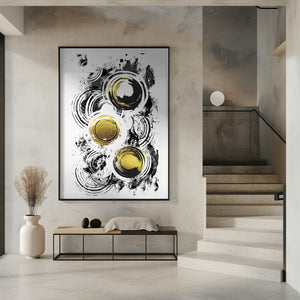 Art Prints of ABSTRACT ART Raving Circles