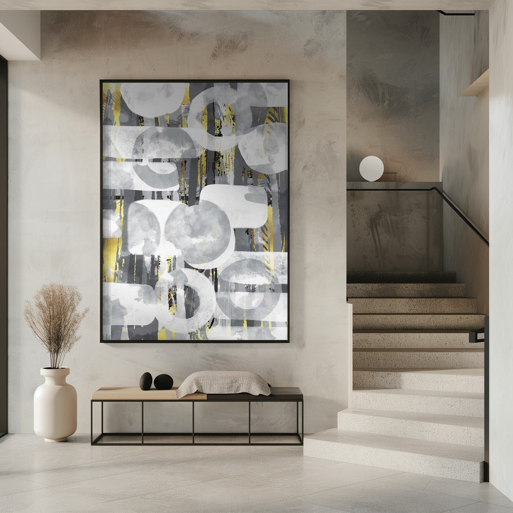 Art Prints of Abstract Painting No. 58 | Play with shapes and colors