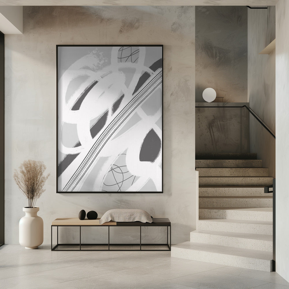 Art Prints of Abstract Painting No. 11 - Chaos and silence