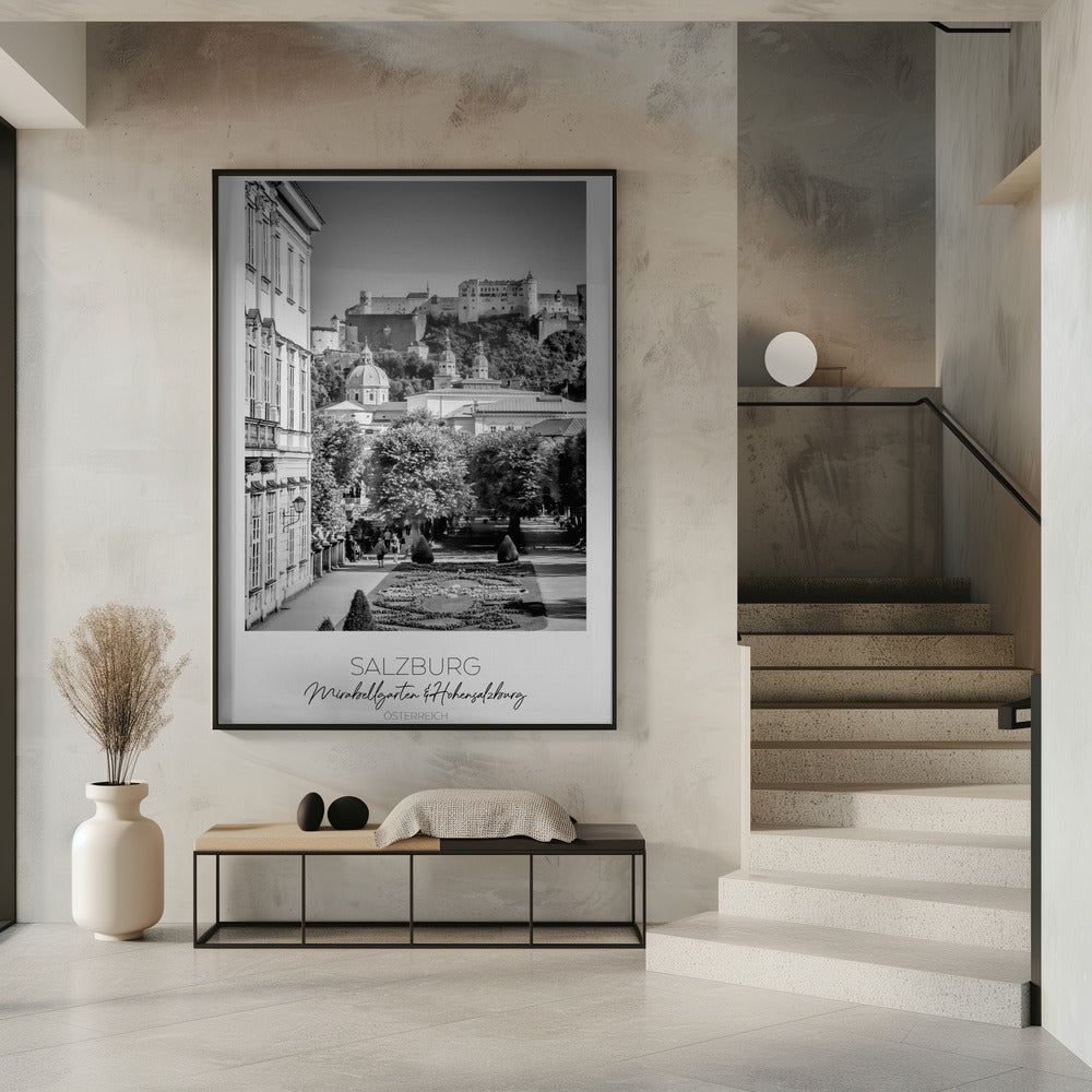 Art Prints of In focus: SALZBURG Wonderful View to Salzburg Fortress