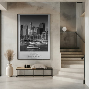 Art Prints of In focus: BOSTON Skyline North End & Waterfront
