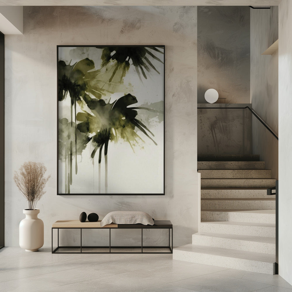 Art Prints of Green flowers no 2