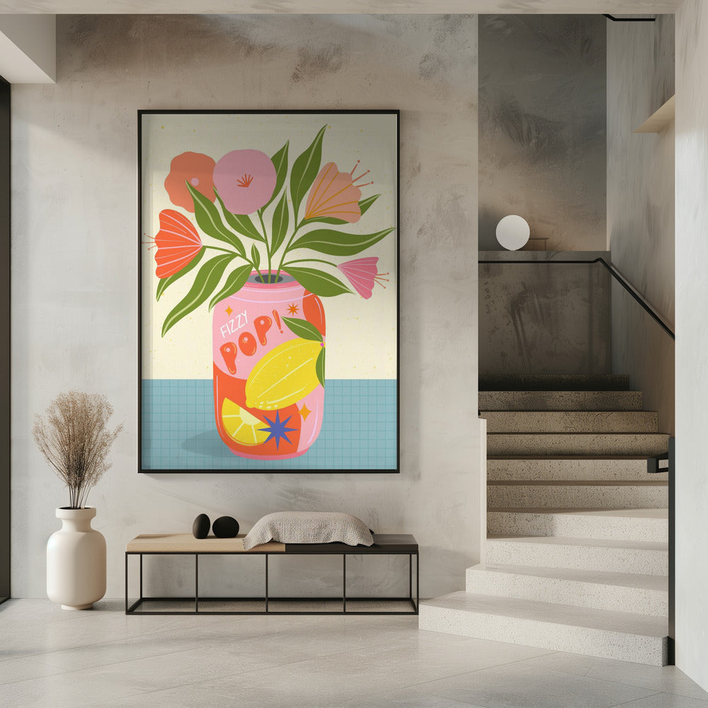 Art Prints of Flowers in Can