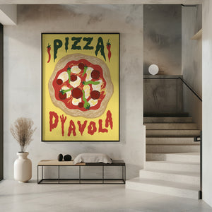Art Prints of Pizza Diavola